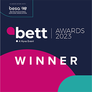 BETT Winner 2023 badge