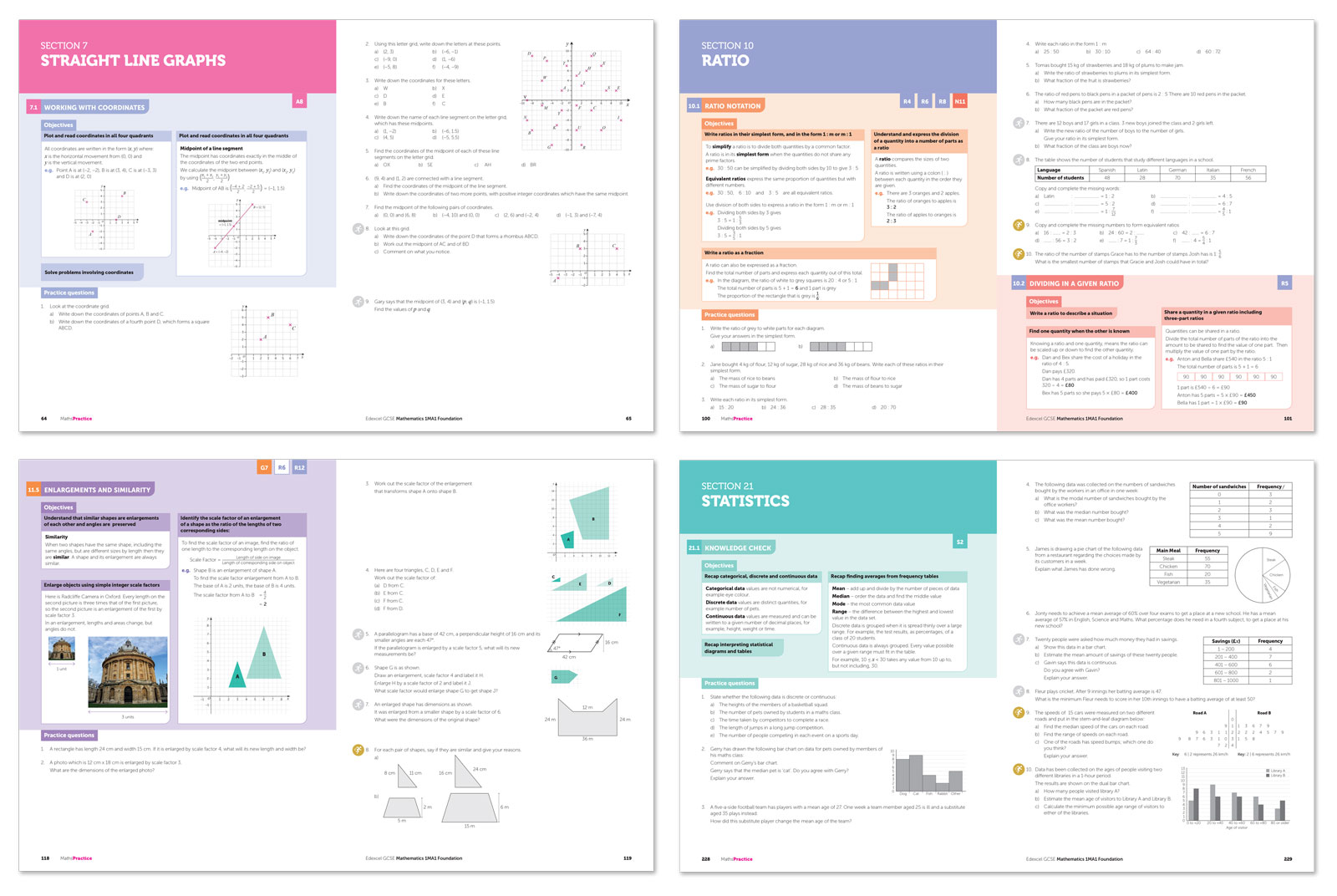 Edexcel GCSE Maths Foundation 1MA1 gallery image 1